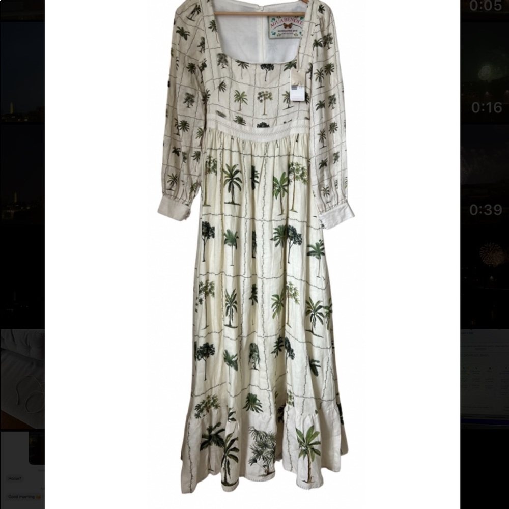 Agua by Agua Bendita Linen Maxi XS